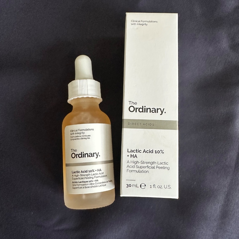 The Ordinary Lactic Acid 5% + HA - New and In Box - Exfoliating Treatment